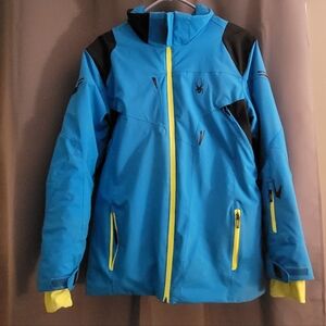 Spyder Kids Blue and Black Jacket